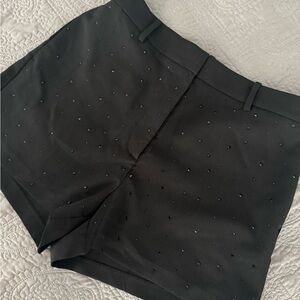 H&M Black High Waist Women's Shorts